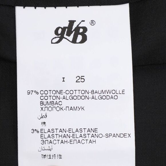 Perte By Krizia Black/beige Stretch Cotton Single Breasted Blazer Xl - Picture 5 of 7